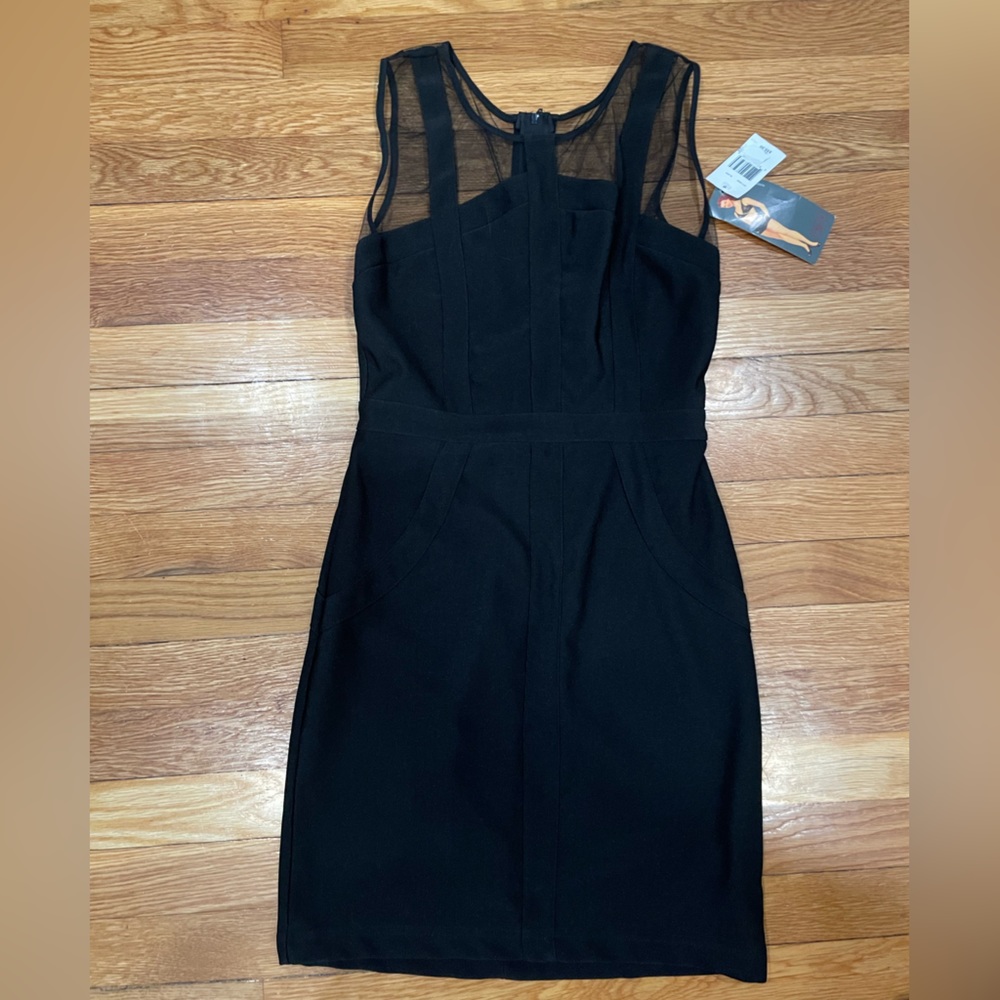 Tight black dress